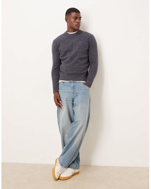 Pull ras Mango pour homme en coloris Blue