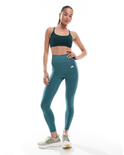 Adidas Originals Blue Adidas Training Adidas All Me Light Support Bra