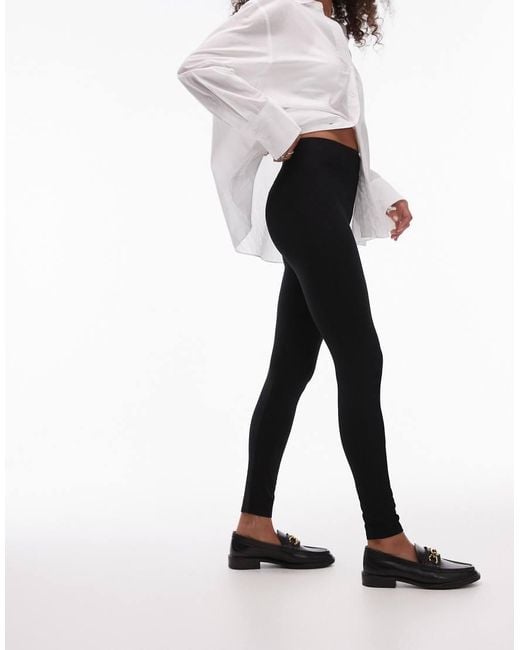 TOPSHOP Black High Waisted legging
