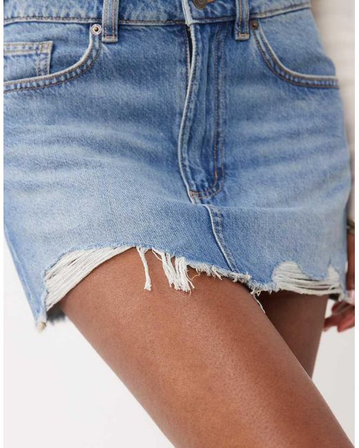 Cotton On Blue Original Denim Mini Skirt