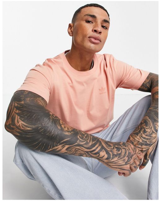 adidas Originals Adicolor Marshmallow T-shirt in Pink for Men | Lyst  Australia
