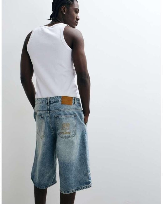 Prohibited Blue Offshore Jorts for men