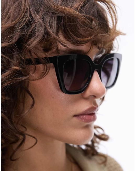 Jimmy Fairly Brown The Wind Cat Eye Sunglasses