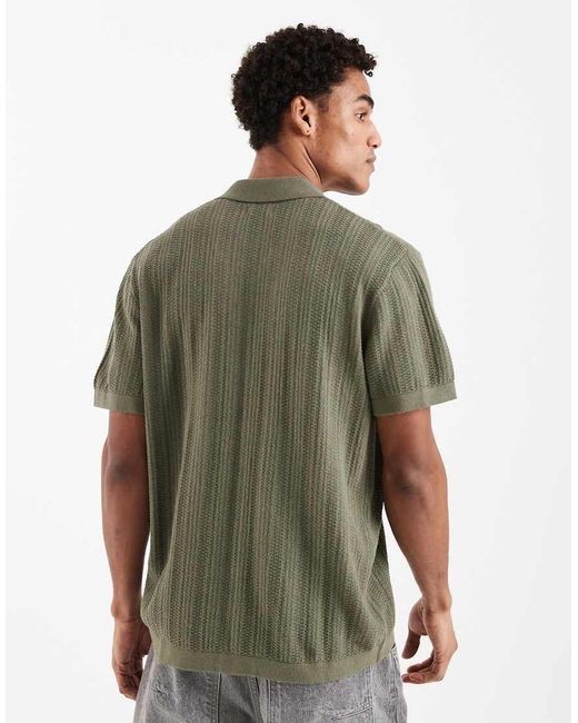 JJ Rebel Green Knitted Shirt for men