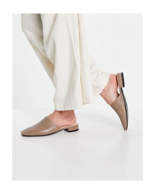 Layla Leather On Mules -