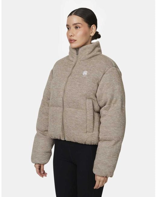 Good For Nothing Natural Knitted Padded Jacket
