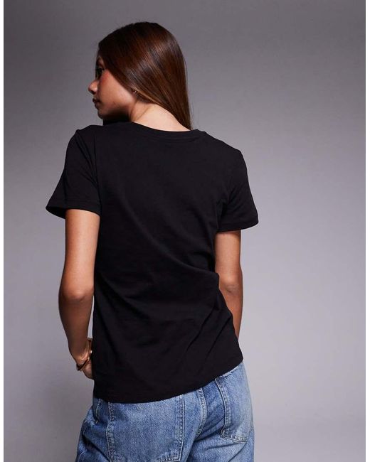 ARMANI EXCHANGE Blue Central Logo T-shirt