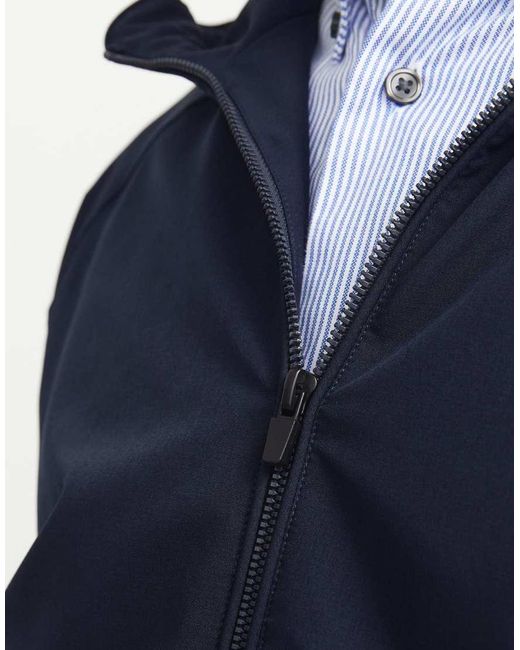 Jack & Jones Blue Bomber Jacket for men