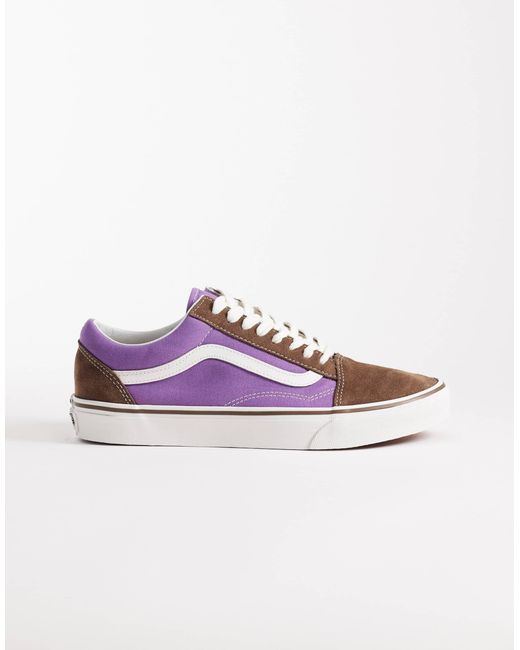 Old skool - baskets - marron/violet Vans en coloris Purple