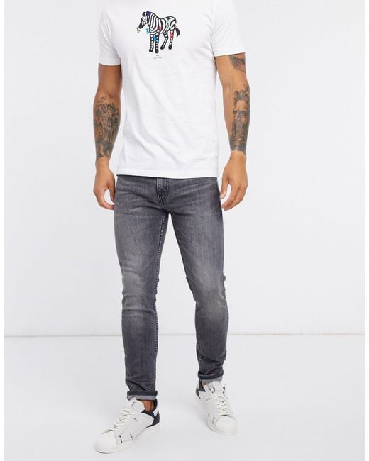 Levi's 519 Super Skinny Hi-ball Jeans in Black for Men | Lyst Canada