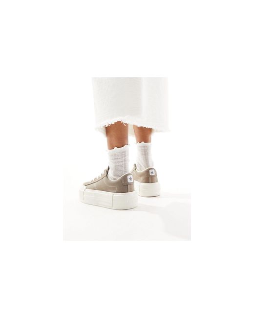 Chuck taylor all star cruise ox - sneakers marroni di Converse in White