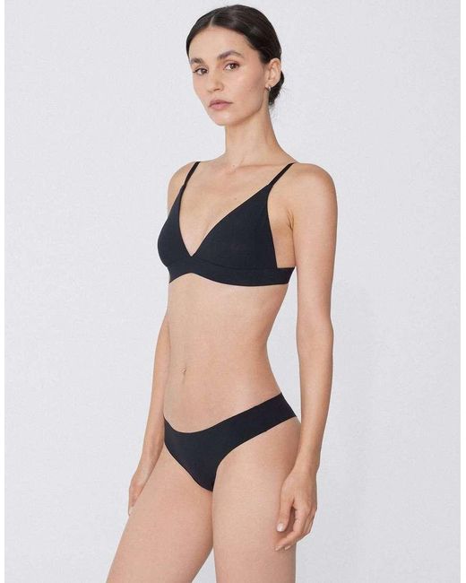 Tezenis Black Laser Cut Brazilian Briefs