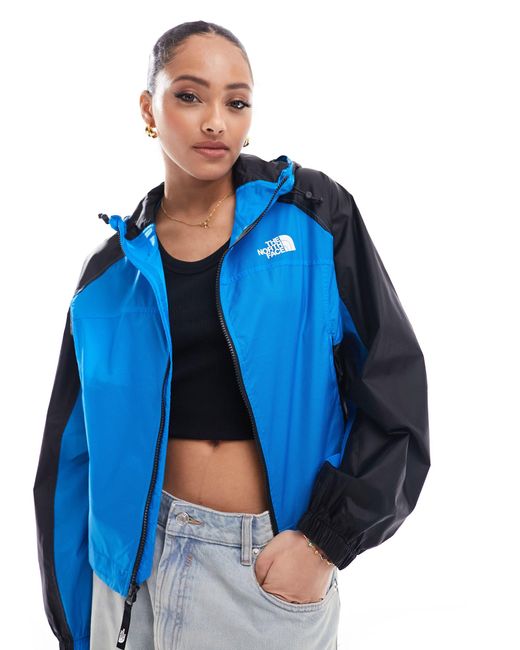 The North Face Blue Himalia Packable Waterproof Wind Jacket