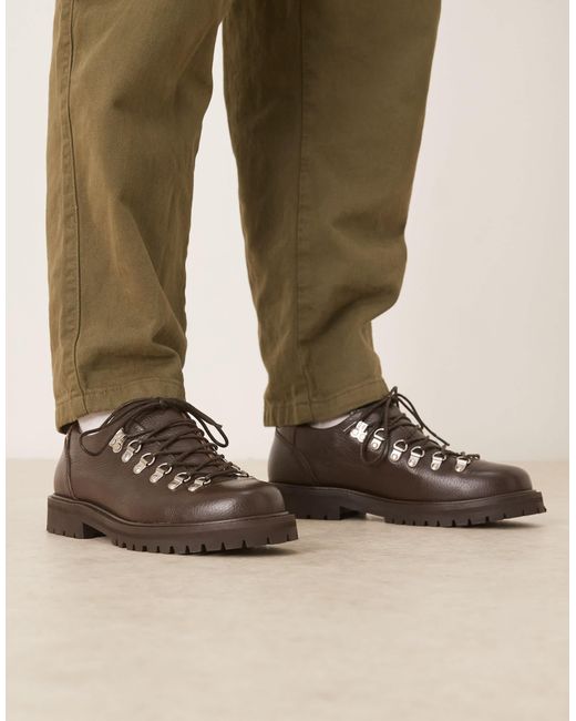 ARKET – wanderschuhe aus leder in Green für Herren