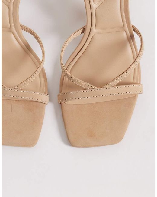 ALDO White Stellare Heeled Sandal With Ankle Strap