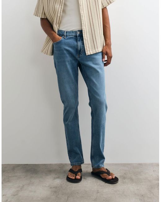 Jean slim - clair Mango pour homme en coloris Blue