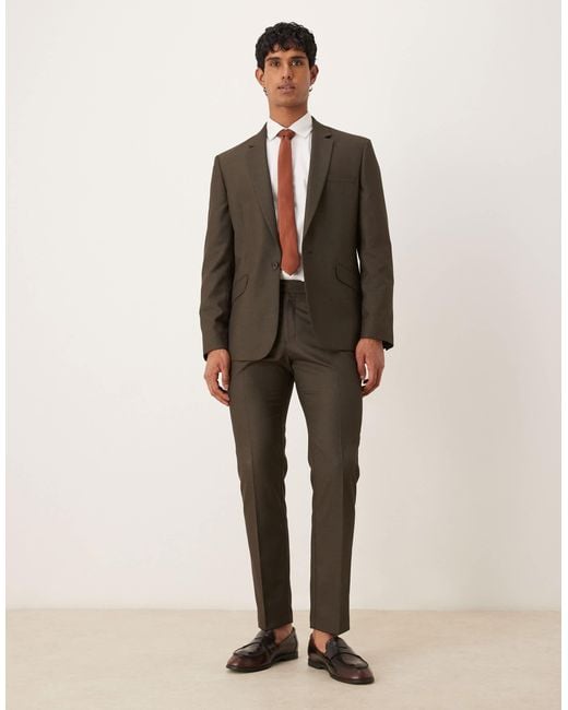 ASOS Green Slim Suit Jacket for men