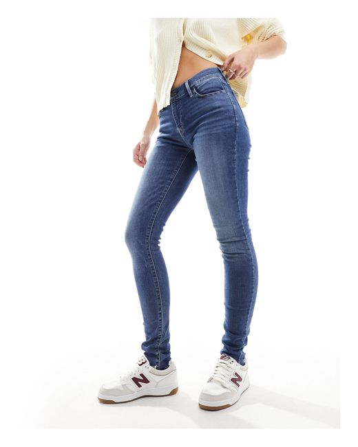 710 - jeans super skinny medio di Levi's in Blue