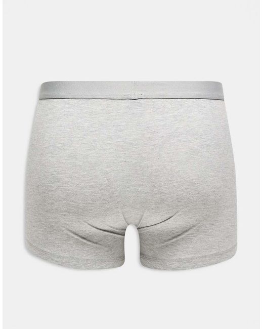 ASOS White 3 Pack Trunk for men