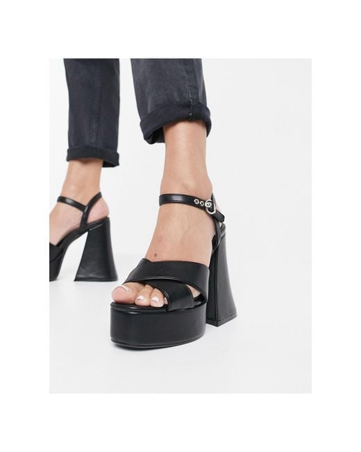 lamoda flared heel