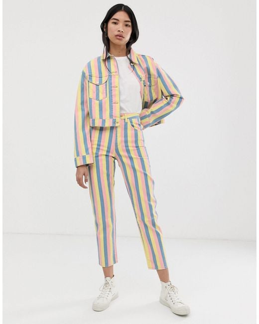 Wrangler Denim Candy Stripe High Rise 
