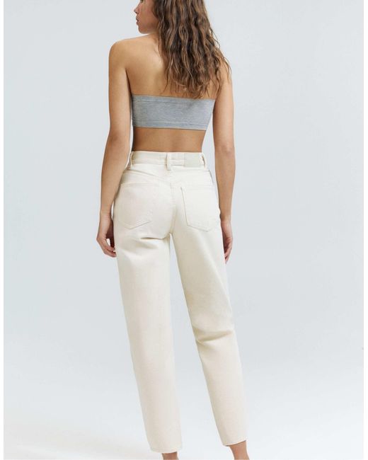 Pull&Bear White – mom-jeans