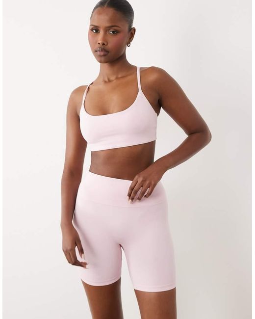 ARKET Brown Mix And Match Super Soft Sports Bra