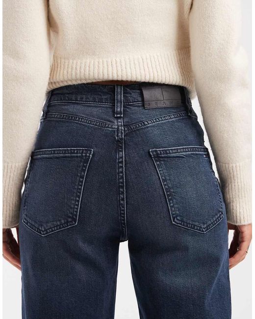 Tommy Hilfiger Blue Layla High Rise Slim Straight Jeans