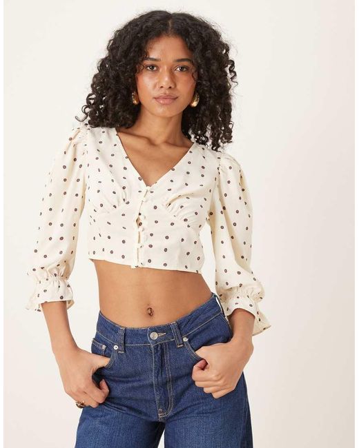 Glamorous White Button Up Blouse