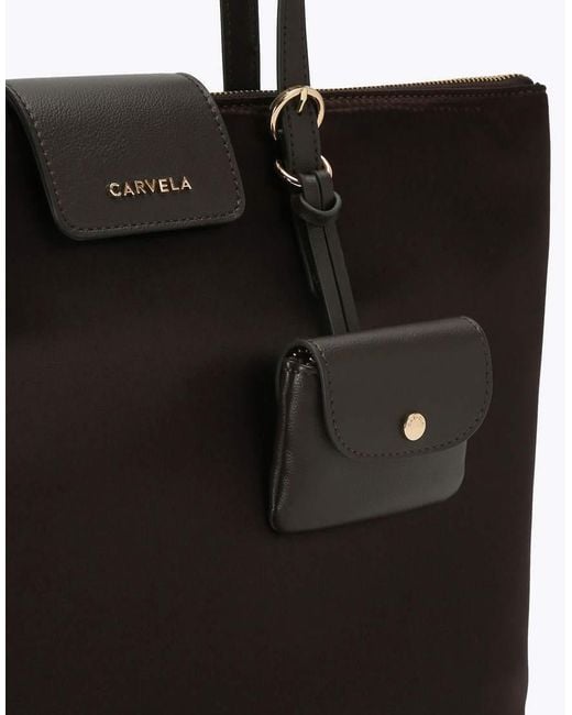 Carvela Kurt Geiger Black Marcela Nylon Tote