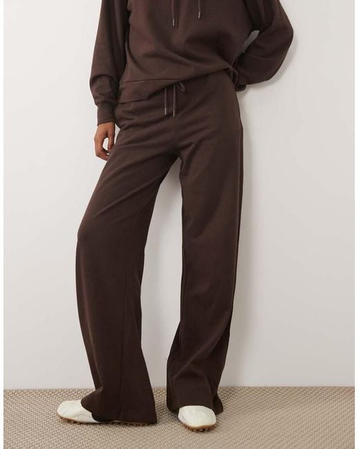 Jdy Brown Wide Leg Sweatpants