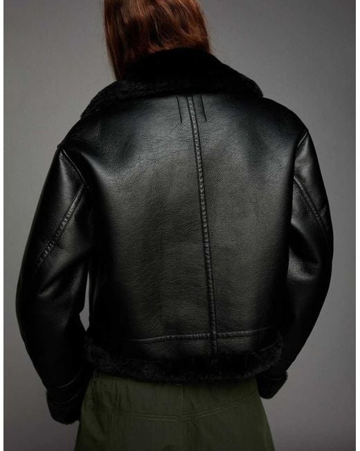 Bershka Black Double-faced Jacket