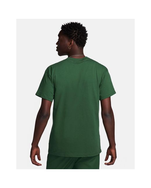 Camiseta verde oscuro vignette Nike de hombre de color Green