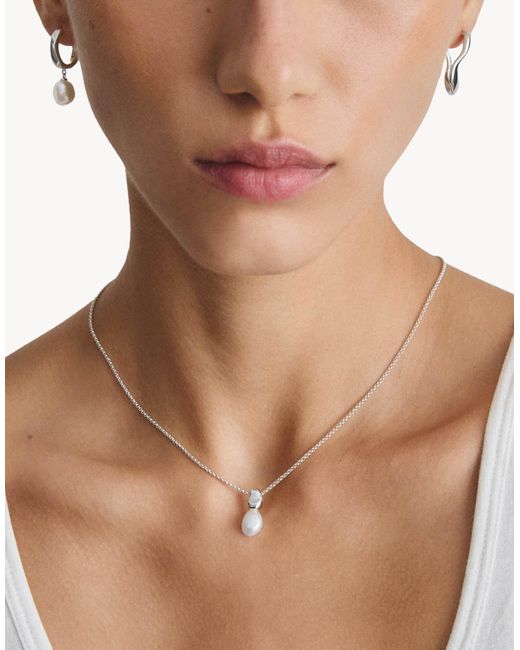 Thomas Sabo White Kette mit perle