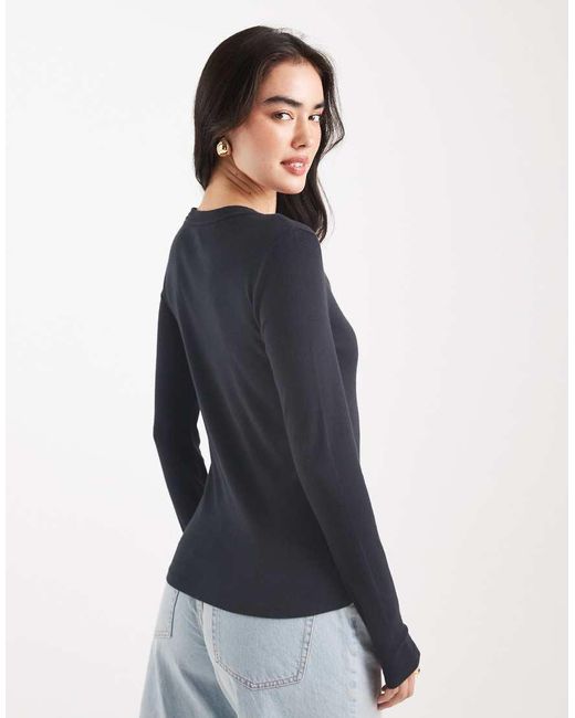 Levi's Blue Essential Logo Long Sleeve T-shirt