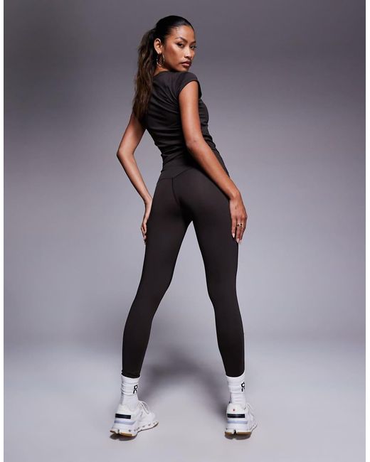 4505 Blue Run High Waist Legging With Zip Phone Pocket