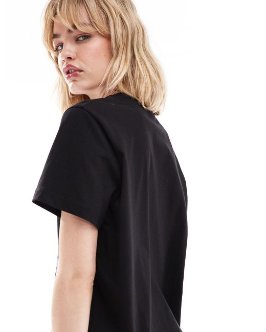 Reclaimed (vintage) Black Oversized T-shirt With Cowboy Hats