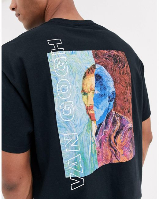 Reclaimed (vintage) Van Gogh T-shirt in Black for Men | Lyst