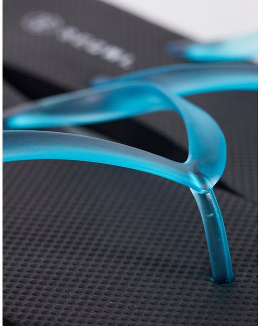 SEQWL Blue Jelly Strap Flip Flip