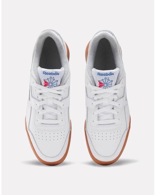 Reebok White Workout Plus Trainers for men