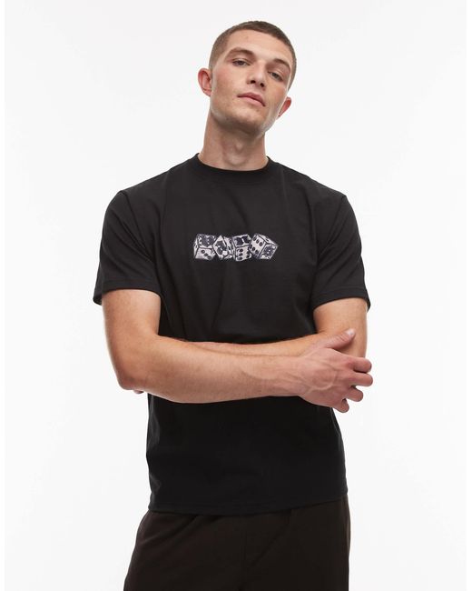 Vans Black No Dice Central Graphic Logo T-Shirt