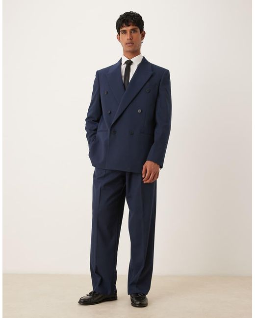ASOS Blue Wide Pants for men