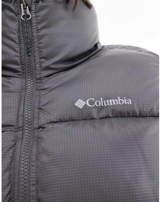 Chaqueta Acolchada Gris Urbano Con Cremallera Puffect Ii De Columbia de color Blue