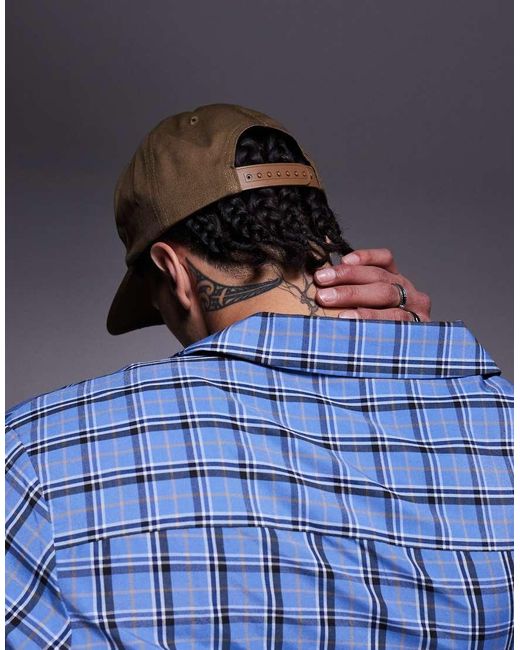 Gorra Con Bordado De Escorpión De -Marrón ASOS de hombre de color Blue