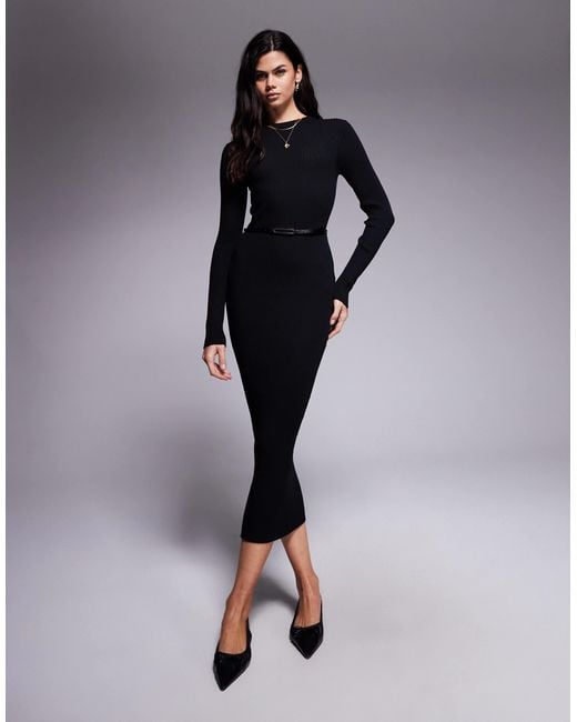 steele knit dress Betsy & Adam Women's Metallic V-Neck Long-Sleeve Gown - Mocha Gold