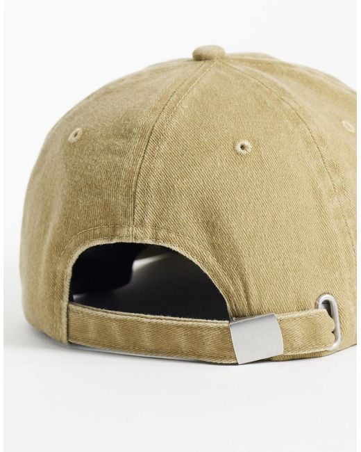 ASOS Natural Shell Graphic Embroidered Cap for men