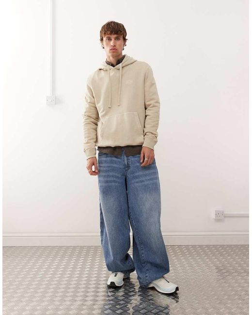 Sudadera Con Capucha Y Acabado Tintado De -Neutro Deus Ex Machina de hombre de color Natural