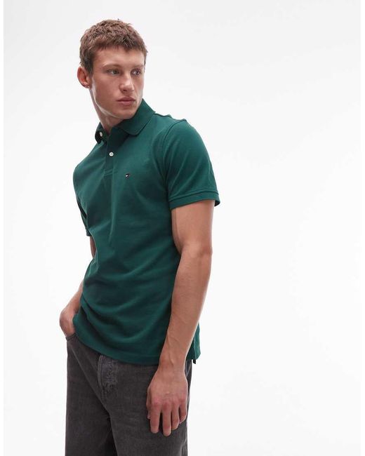 Tommy Hilfiger Green 1985 Regular Fit Polo Shirt for men