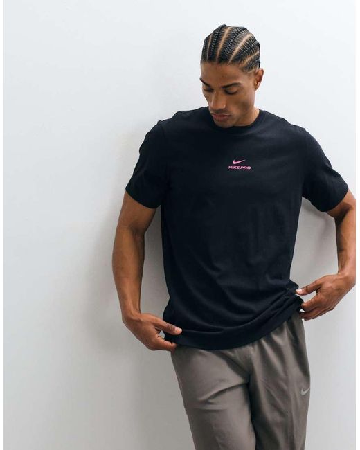 Nike Blue Pro Dri-Fit T-Shirt for men