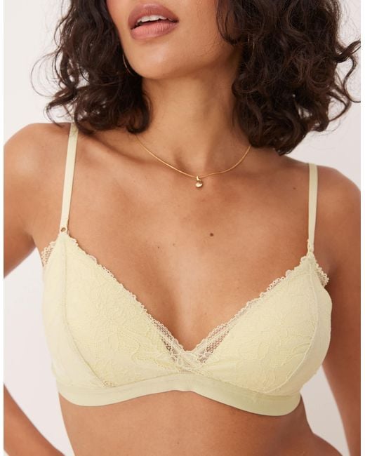 Calvin Klein Brown Modern Lace Lightly Lined Triangle Bra